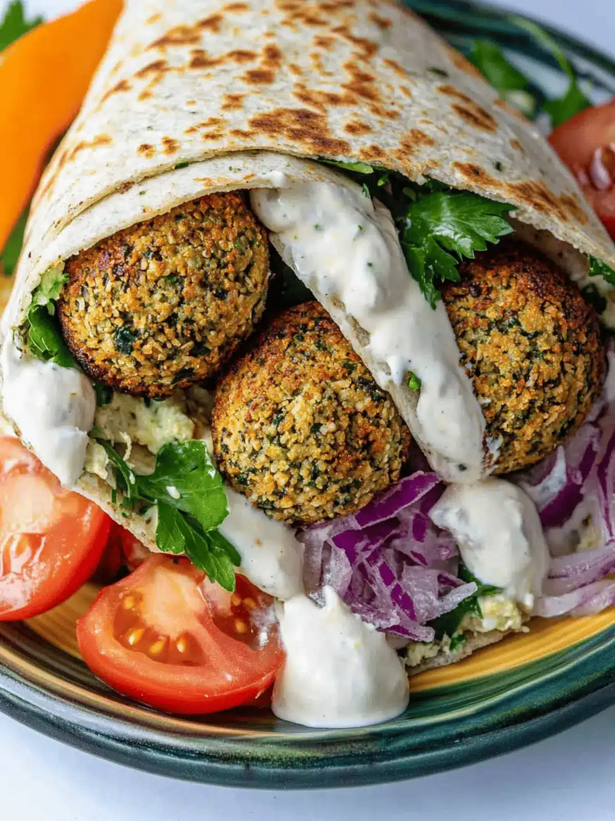 Savory Falafel Wraps: Quick Vegan Goodness You ll Love 2 Falafel Wraps