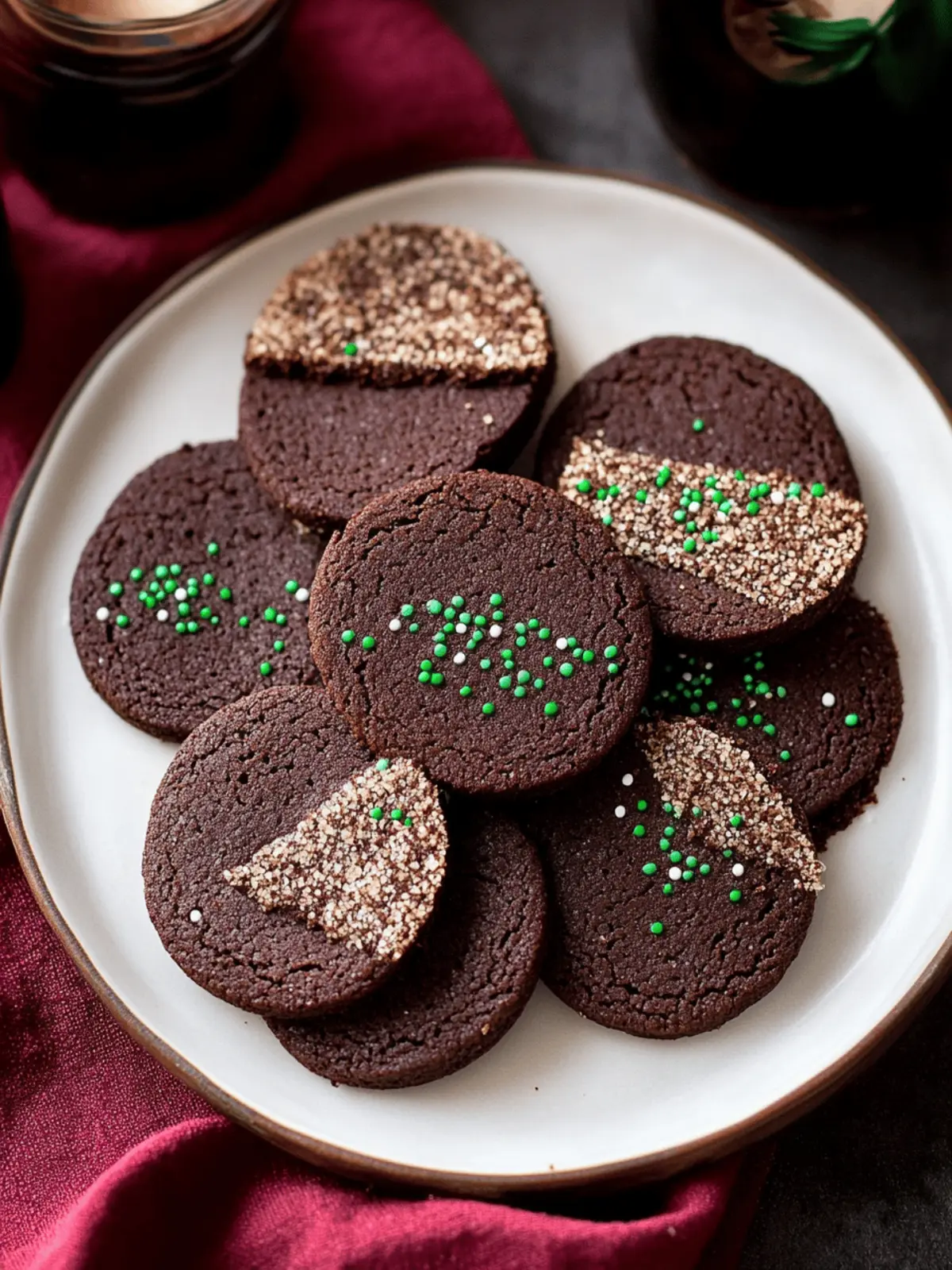 Irresistible Chocolate Shortbread Cookies for Holiday Joy 3 Chocolate Shortbread Cookies