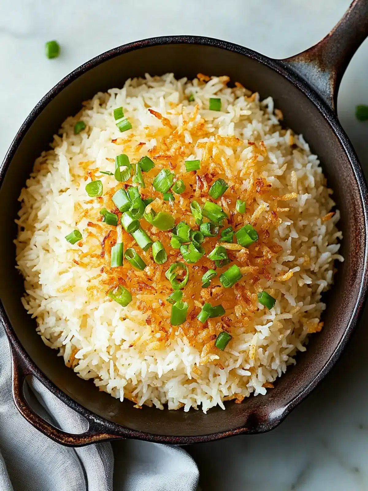 Bobby Flay's Crispy Rice with Coconut Bliss and Scallions 2 Bobby Flay's Crispy Rice