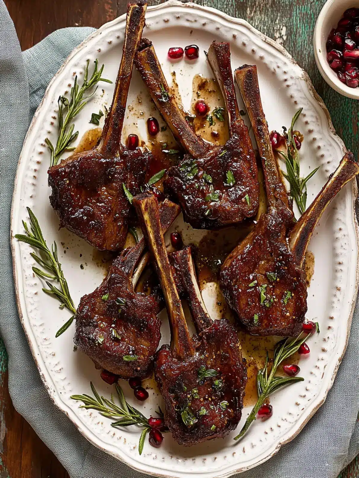 Fancy Pomegranate Lamb Chops for Effortless Elegant Dining 4 Fancy Pomegranate Lamb Chops