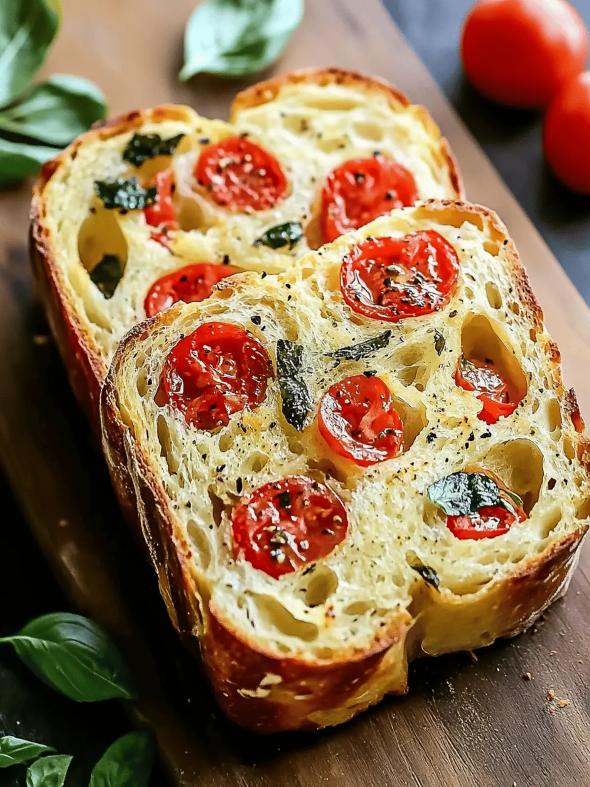 Savory Caprese Bread: The Perfect No-Yeast Italian Loaf 4 Savory Caprese Bread