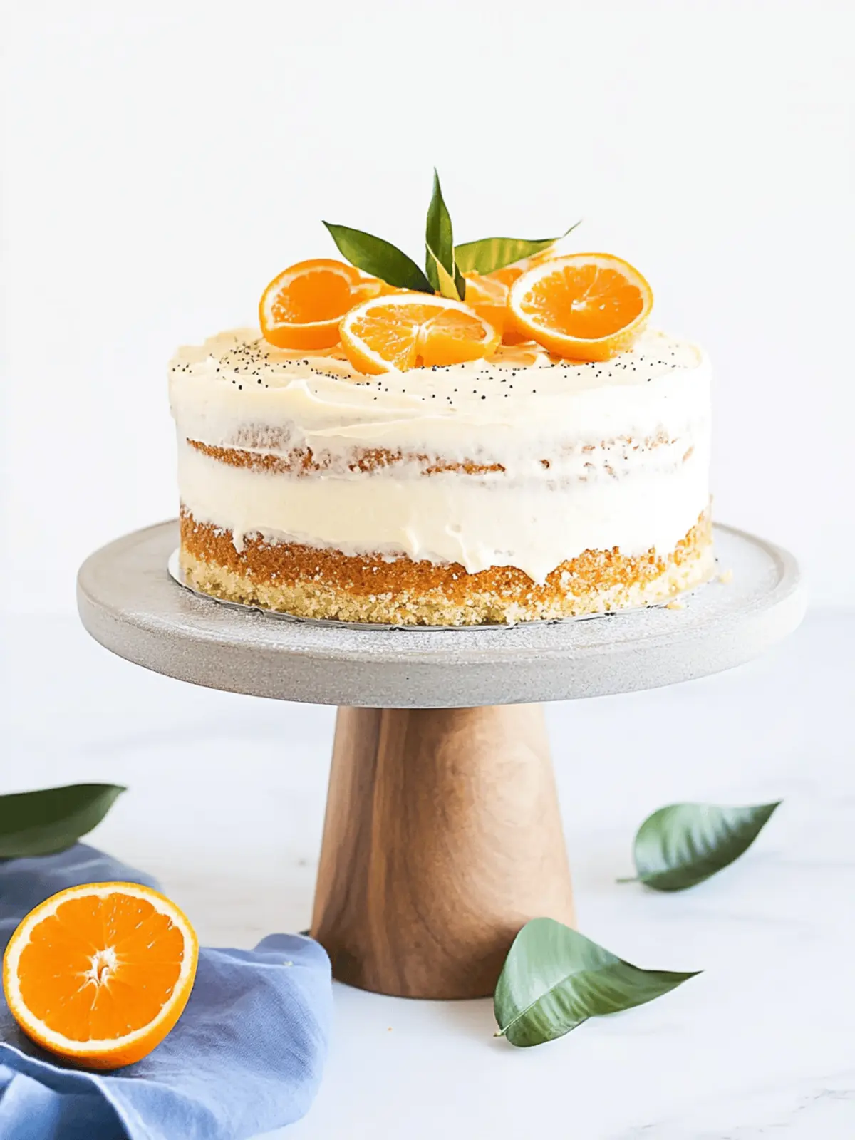 Zesty Orange Poppy Seed Cake with Creamy Mascarpone Frosting 4 Orange Poppy Seed Cake with Mascarpone Frosting