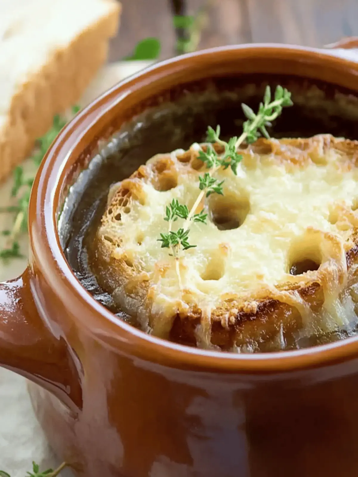 Bistro French Onion Soup with Gruy ¨re for Cozy Nights In 4 Bistro French Onion Soup with Gruy ¨re