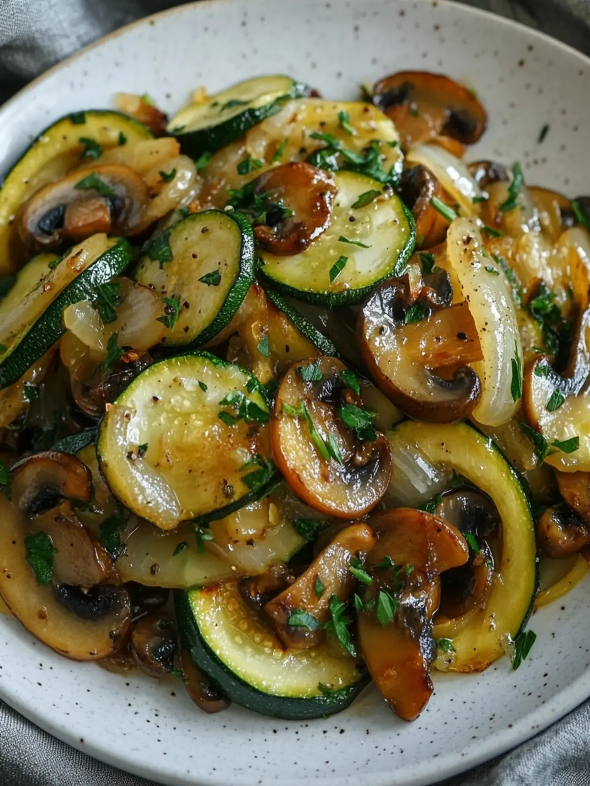 Saut ed Zucchini Mushrooms and Onions: Quick & Delicious Side 2 Sauteed Zucchini Mushrooms and Onions