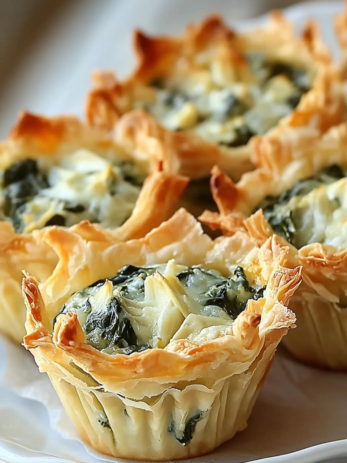 Savory Spinach and Artichoke Dip Cups for Easy Entertaining 2 Spinach and Artichoke Dip Cups