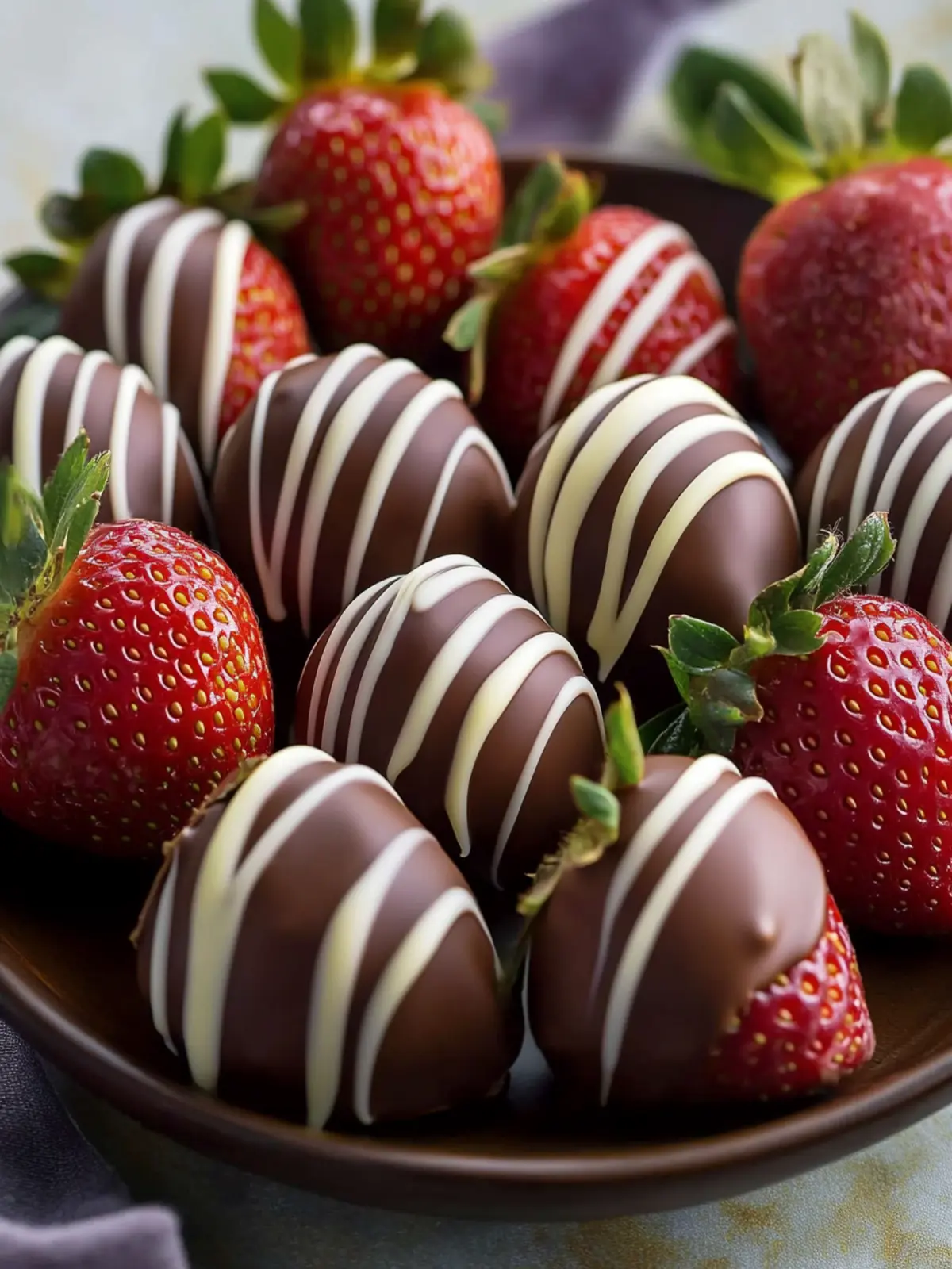 Decadent Sweetheart Chocolate-Covered Strawberries Recipe 4 Sweetheart Chocolate-Covered Strawberries