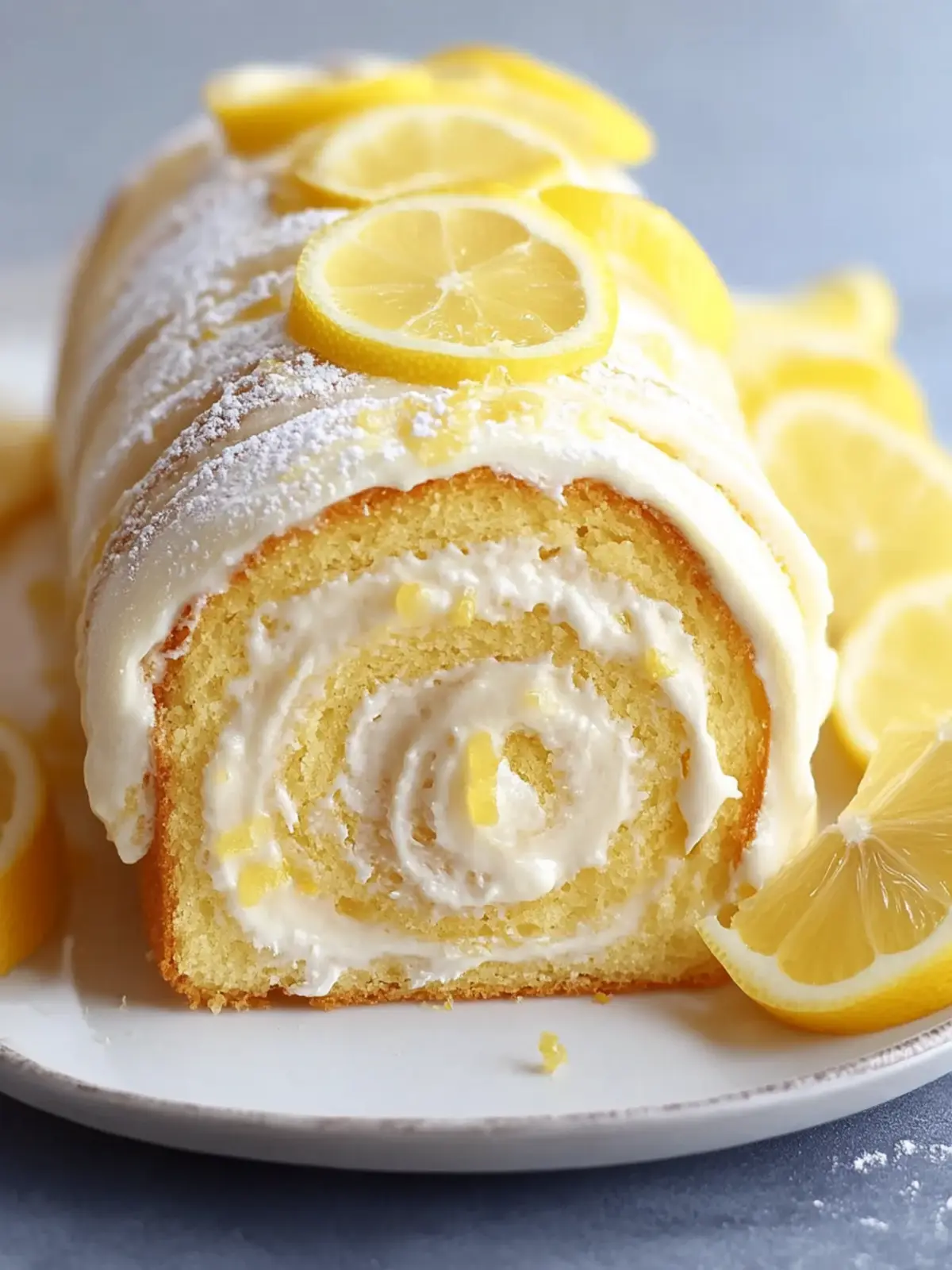 Delightful Lemon Cream Swiss Roll for a Sweet Refreshing Treat 2 Lemon Cream Swiss Roll
