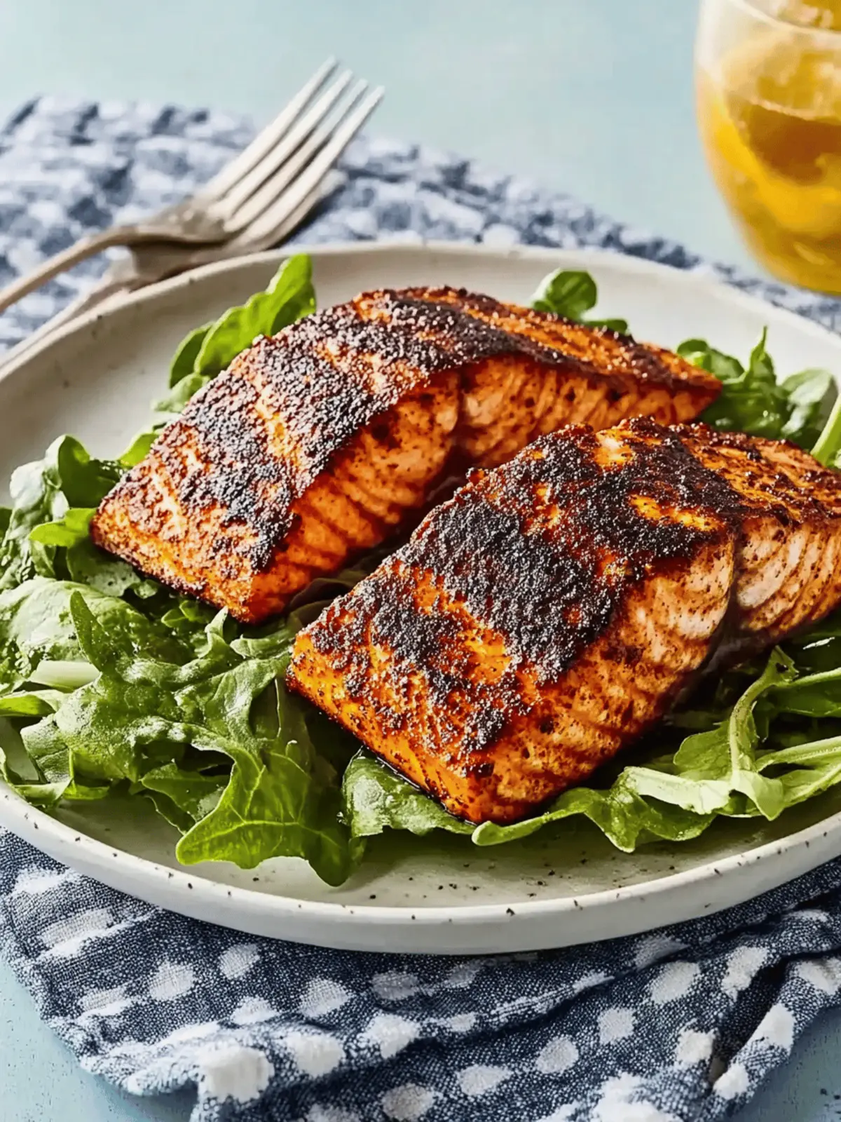 Blackened Cajun Salmon in 15 Minutes - Flavor Explosion! 4 Blackened Cajun Salmon