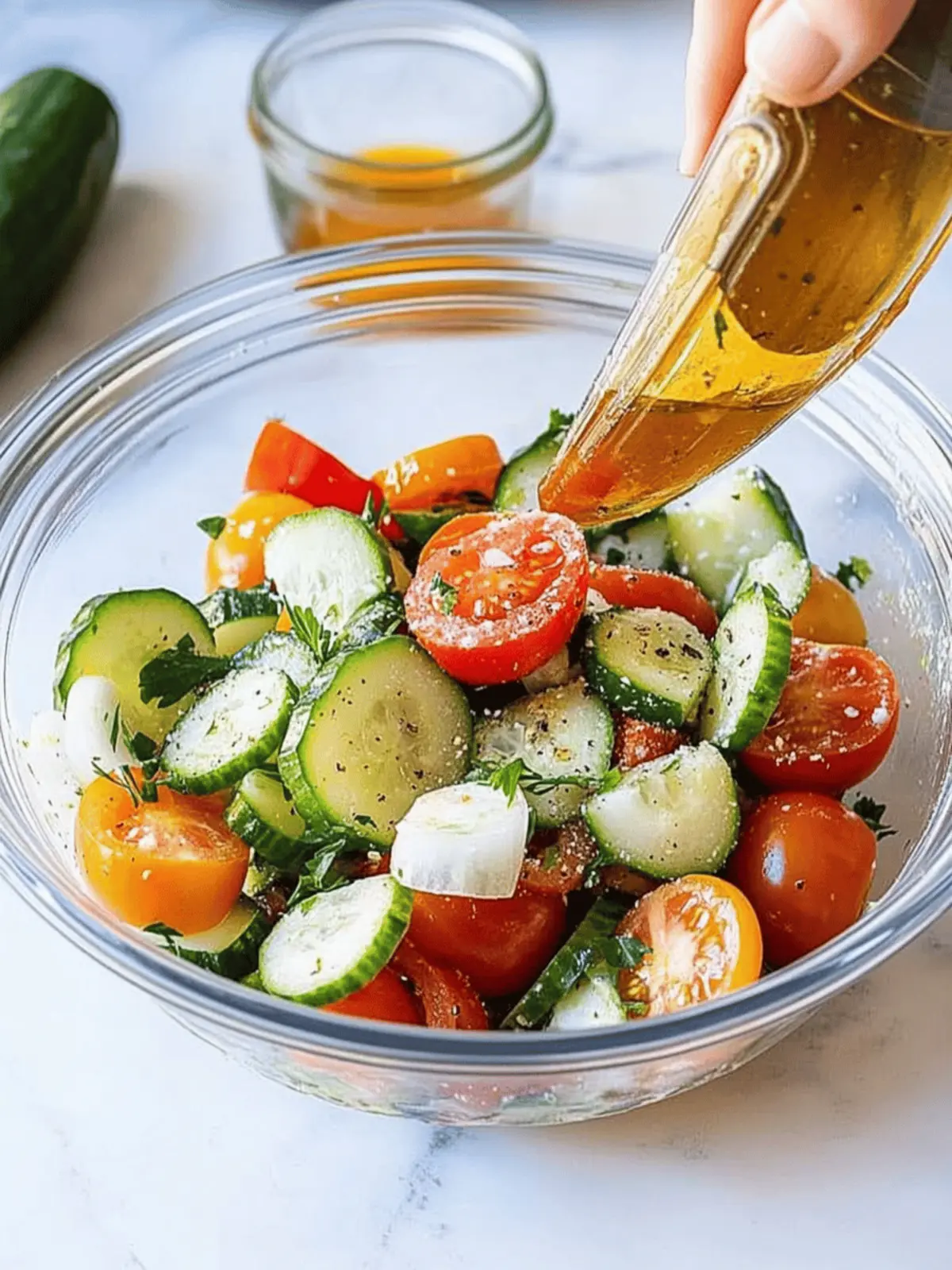 Refreshing Cucumber Tomato Salad for Summer Bliss 2 Cucumber Tomato Salad