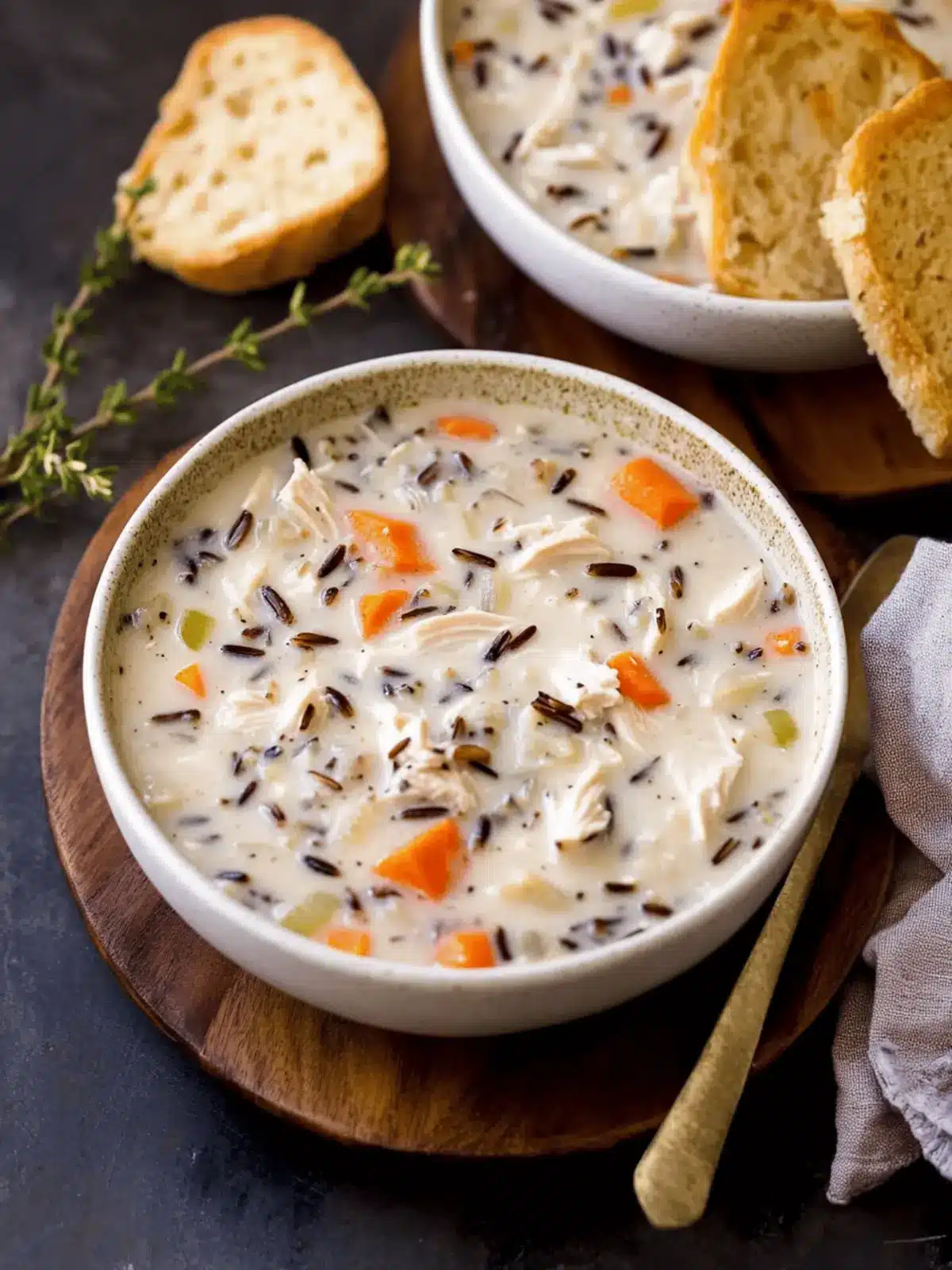 Cozy Up with Creamy Chicken & Wild Rice Soup Tonight 3 Creamy Chicken & Wild Rice Soup