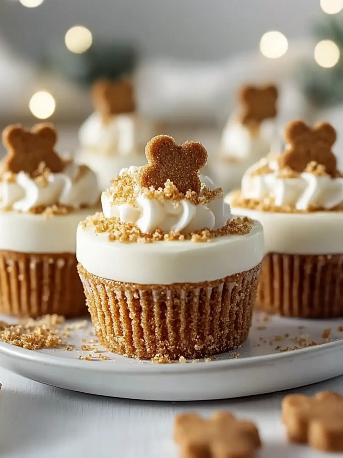 No-Bake Gingerbread Cheesecake Cups: A Festive Delight! 4 No-Bake Gingerbread Cheesecake Cups