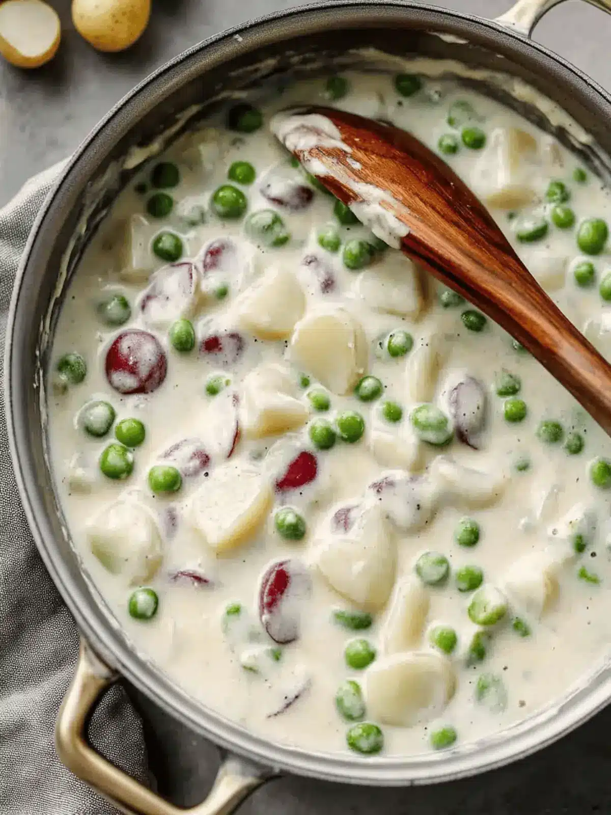Creamed Peas and Potatoes: A Cozy Comfort Food Delight 4 CREAMED PEAS AND POTATOES