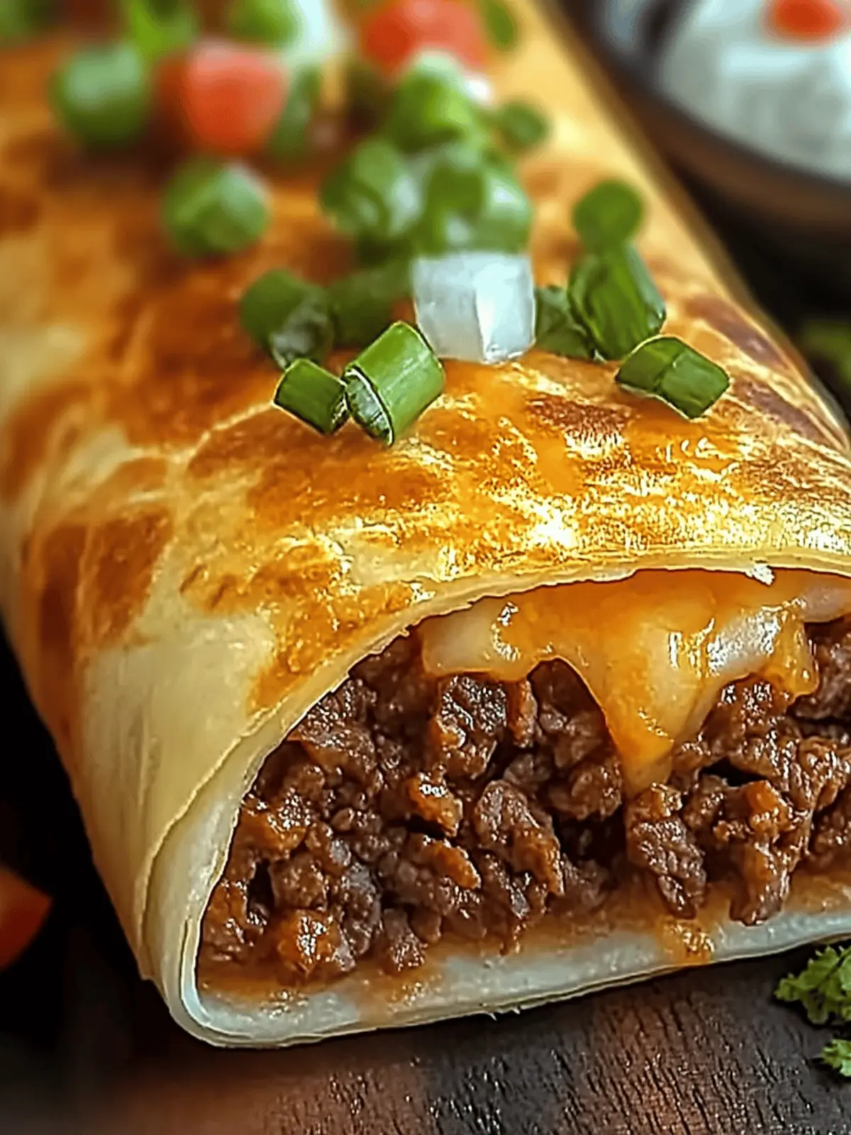 Crispy Cheesy Beef Chimichangas: Flavor-Packed Family Treats 3 Crispy Cheesy Beef Chimichangas