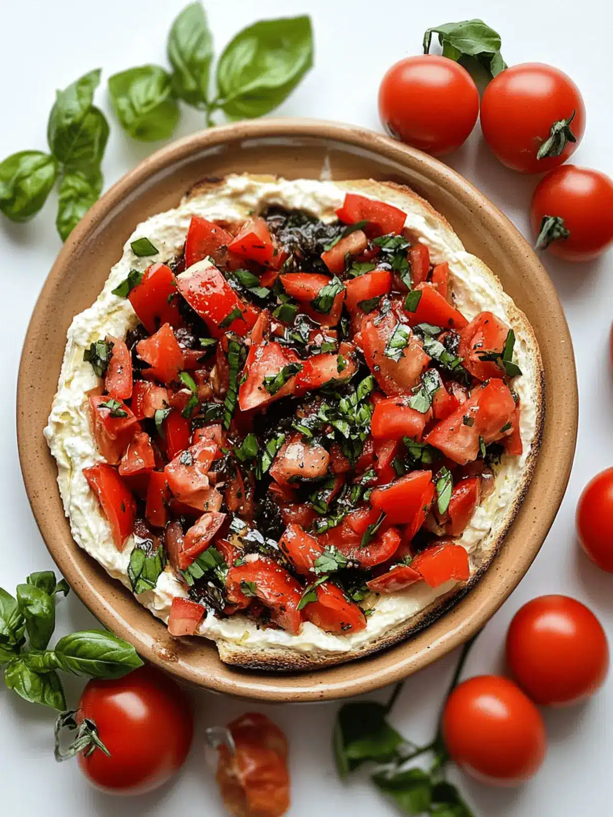 Creamy Bruschetta Dip: The Ultimate No-Cook Appetizer Sensation 3 Bruschetta Dip