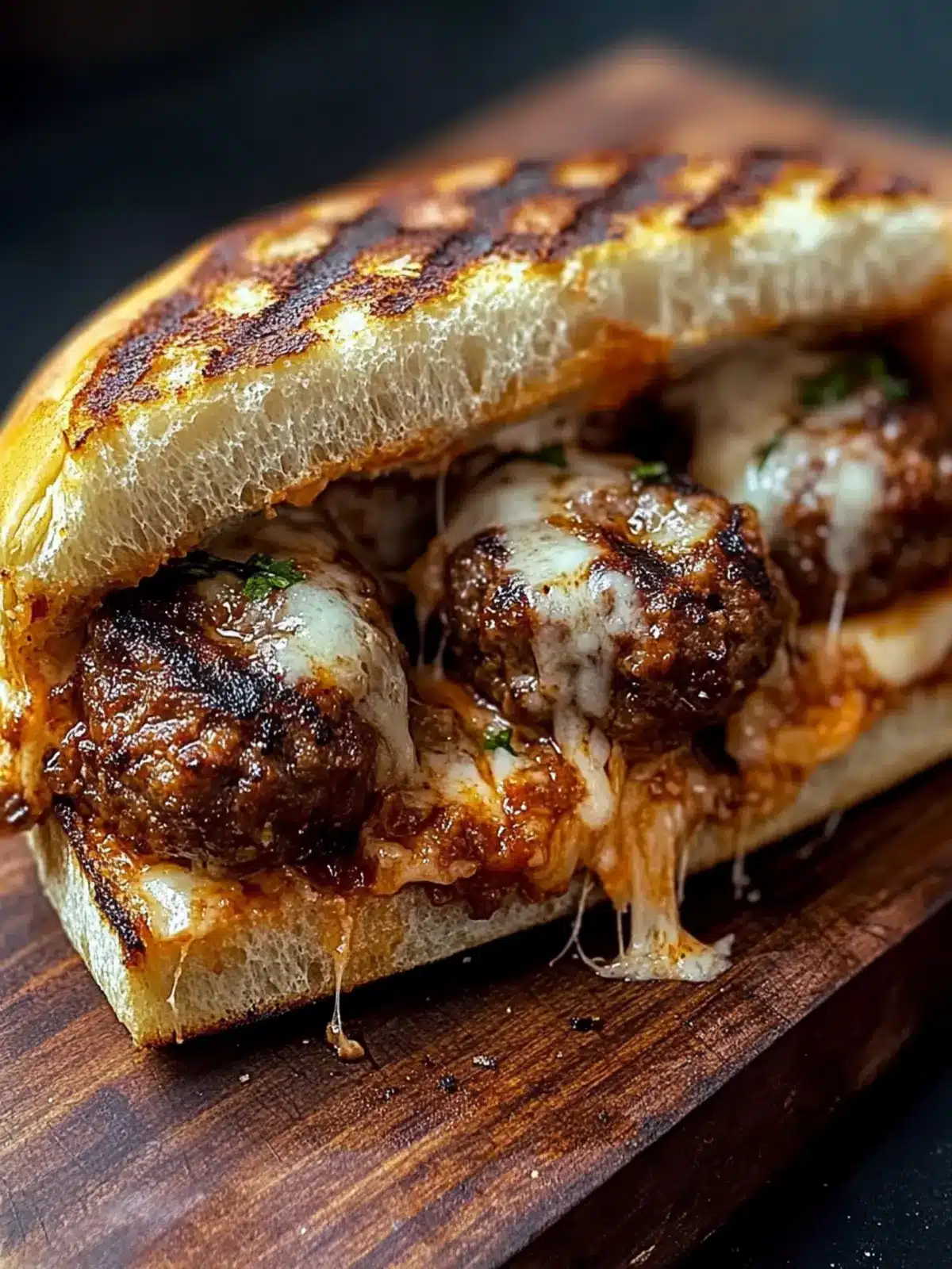 Grilled Meatball Melt: The Ultimate Cheesy Comfort Craving 3 Grilled Meatball Melt