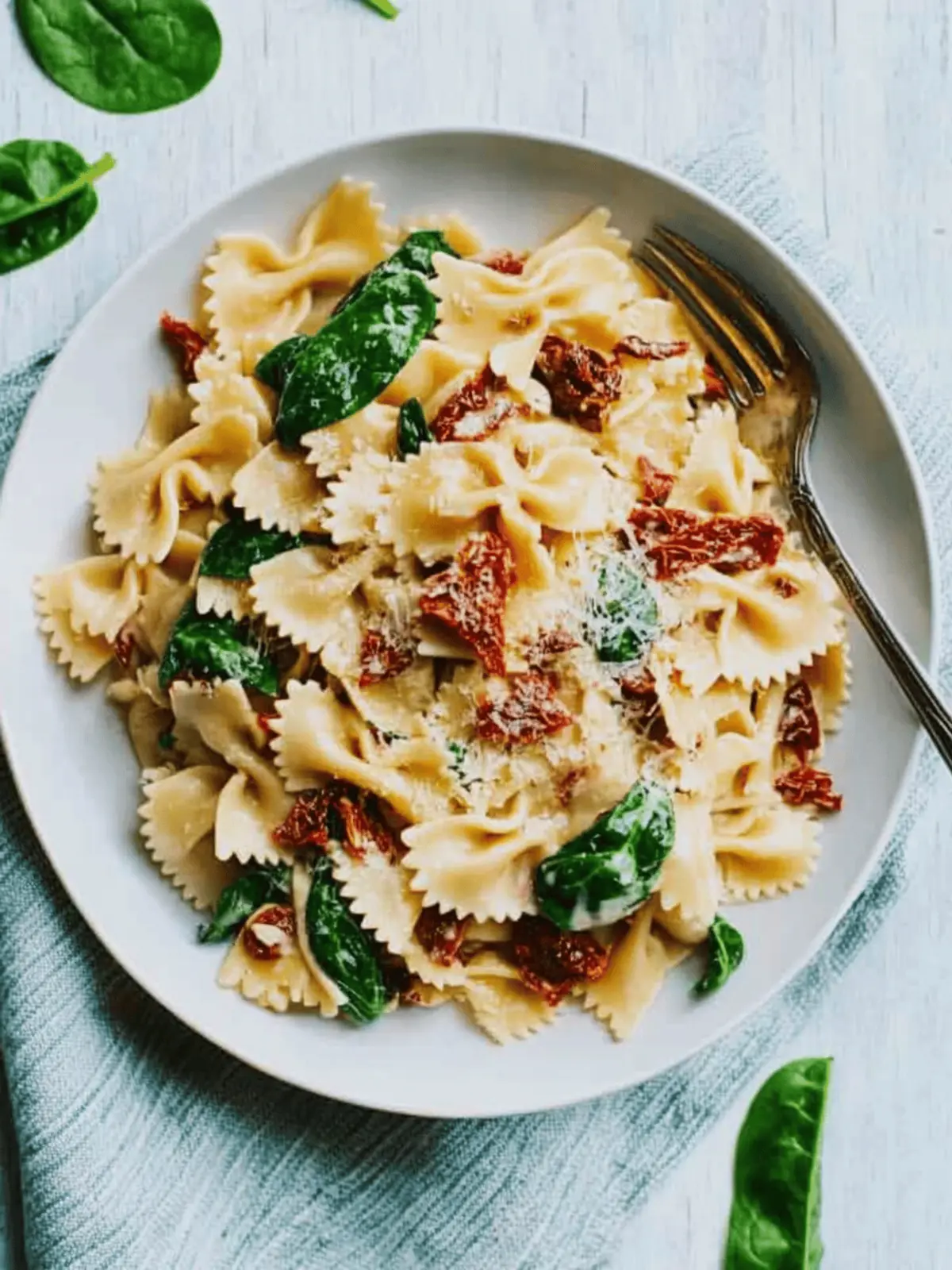 Creamy Sundried Tomato and Spinach Pasta That's Pure Comfort 2 Creamy Sundried Tomato and Spinach Pasta