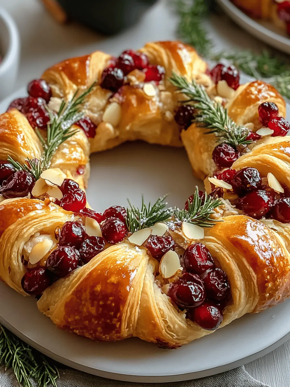 Turkey Cranberry Crescent Ring: Your New Holiday Hit 3 Turkey Cranberry Crescent Ring