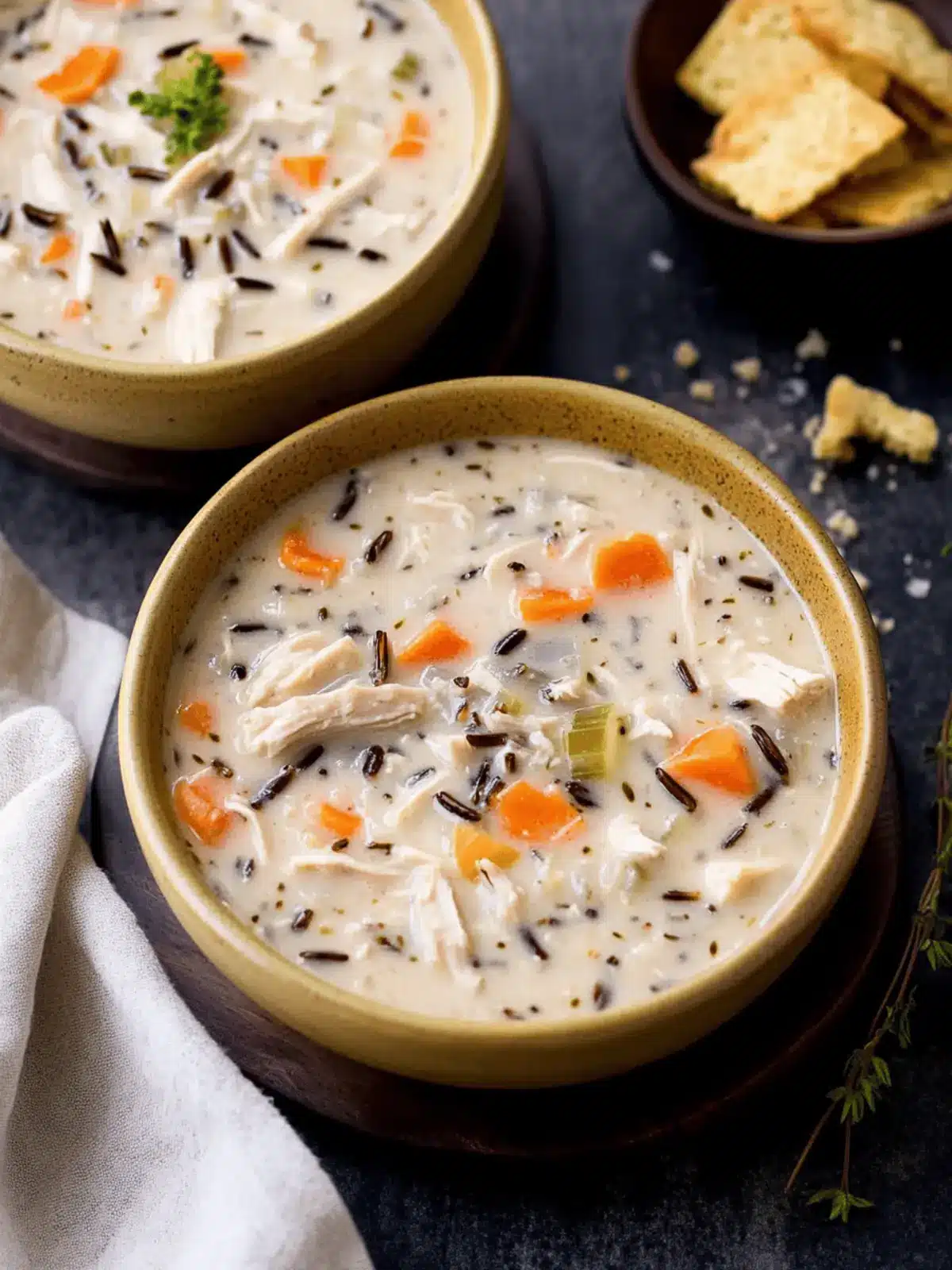 Cozy Up with Creamy Chicken & Wild Rice Soup Tonight 4 Creamy Chicken & Wild Rice Soup