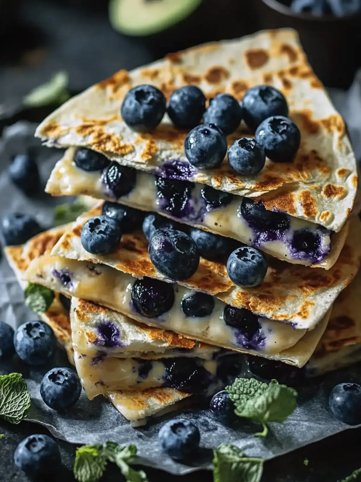 Blueberry Breakfast Quesadillas: Quick, Sweet, and Satisfying 4 Blueberry Breakfast Quesadillas