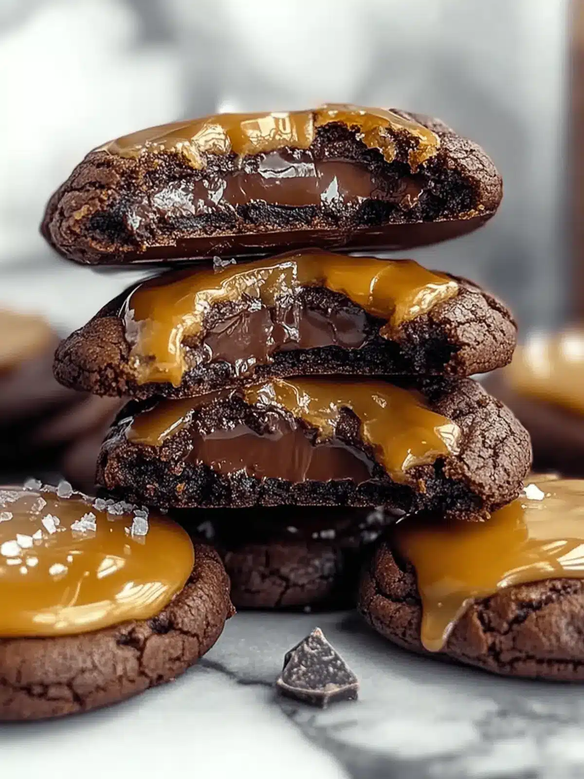 Salted Caramel Chocolate Cookies That Will Melt Your Heart 3 Salted Caramel Chocolate Cookies