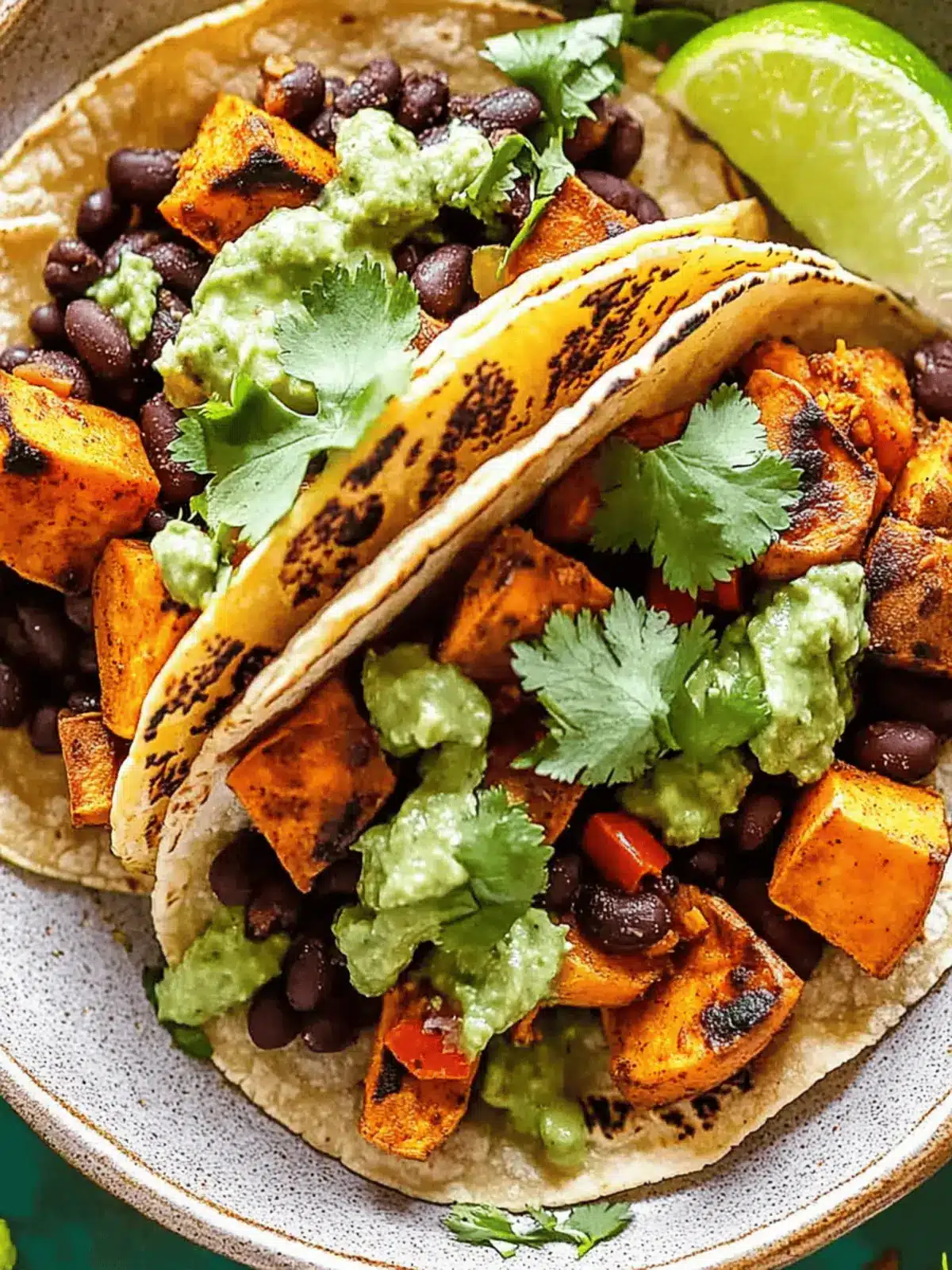 Savory Black Bean Sweet Potato Tacos for Taco Night Bliss 3 Black Bean Sweet Potato Tacos
