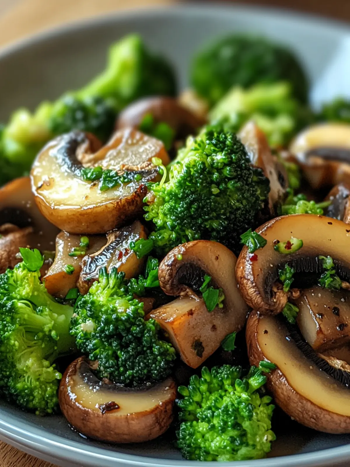 Saut ed Mushrooms with Broccoli: Quick, Flavorful & Healthy 2 Saut ed Mushrooms with Broccoli