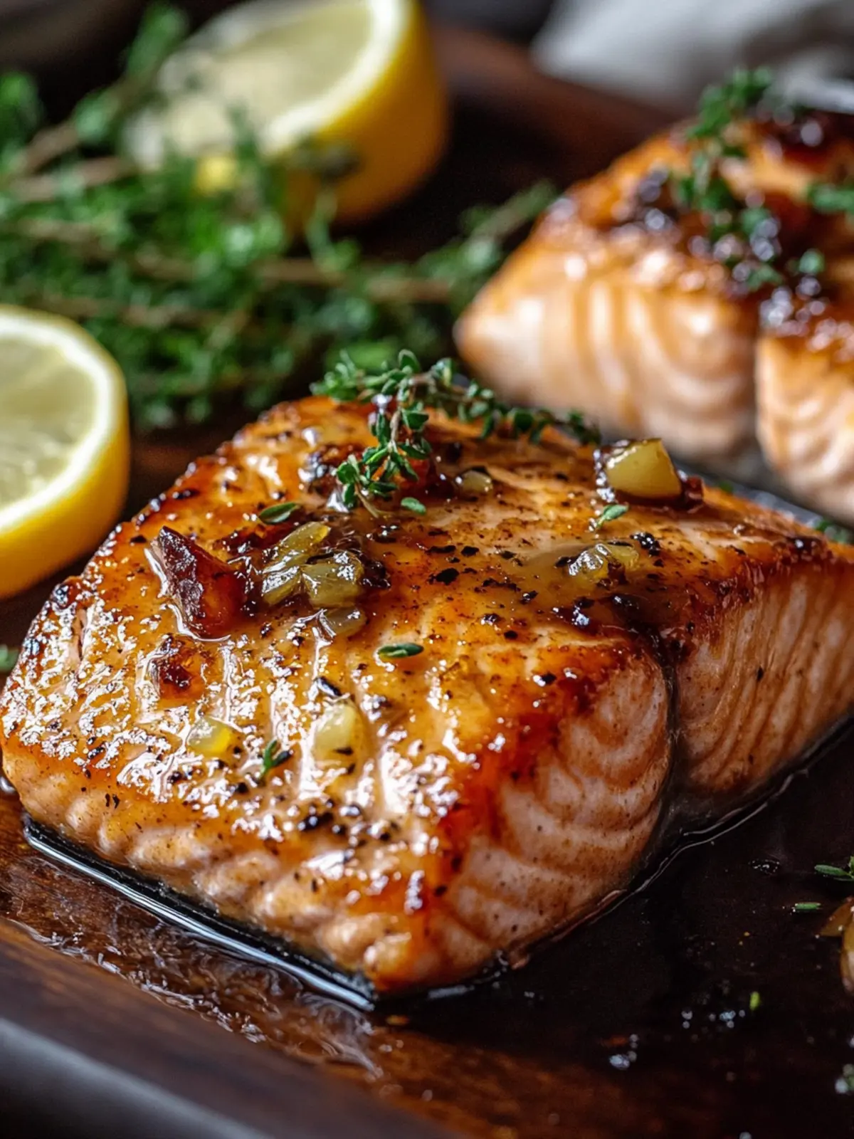 Savory Salmon with Brown Sugar Garlic Glaze in 20 Minutes 2 Salmon with Brown Sugar Garlic Glaze