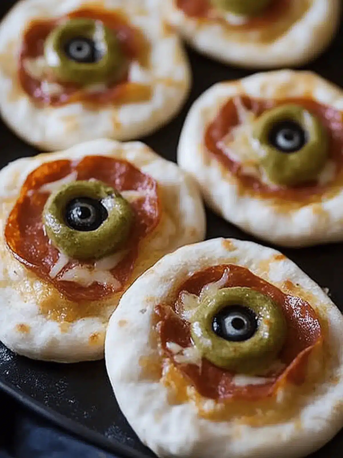 Monster Eyeball Pizza: A Spooky Delight for Halloween Fun 2 Monster Eyeball Pizza