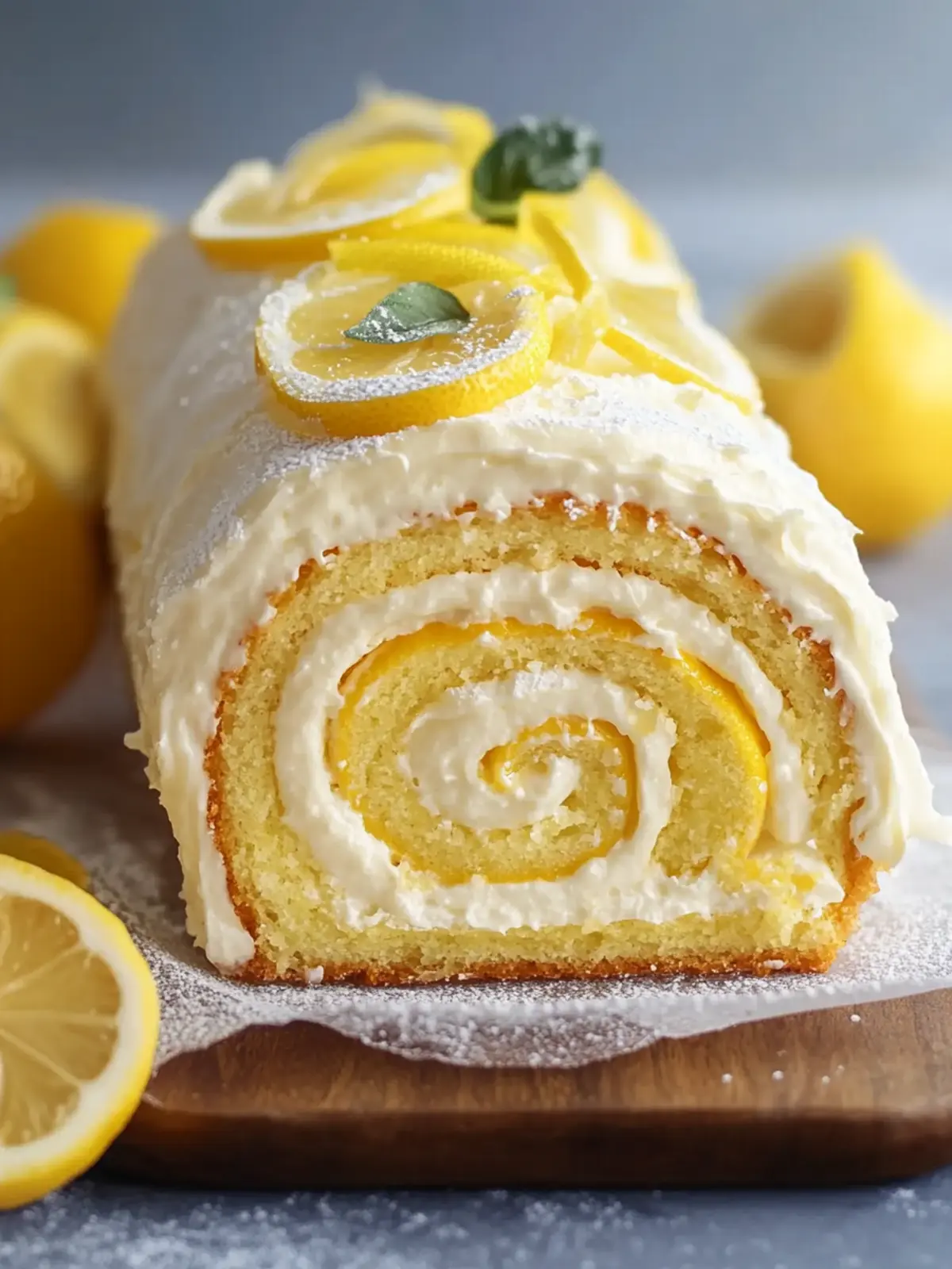 Delightful Lemon Cream Swiss Roll for a Sweet Refreshing Treat 4 Lemon Cream Swiss Roll