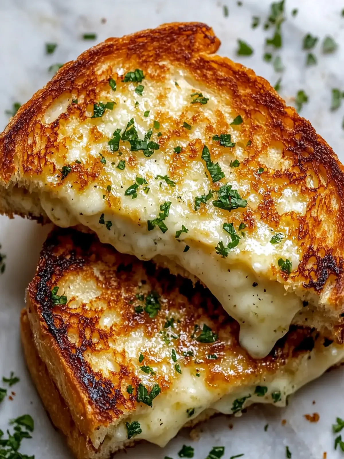 Garlic Bread Grilled Cheese: A Flavor-Packed Comfort Classic 3 Garlic Bread Grilled Cheese
