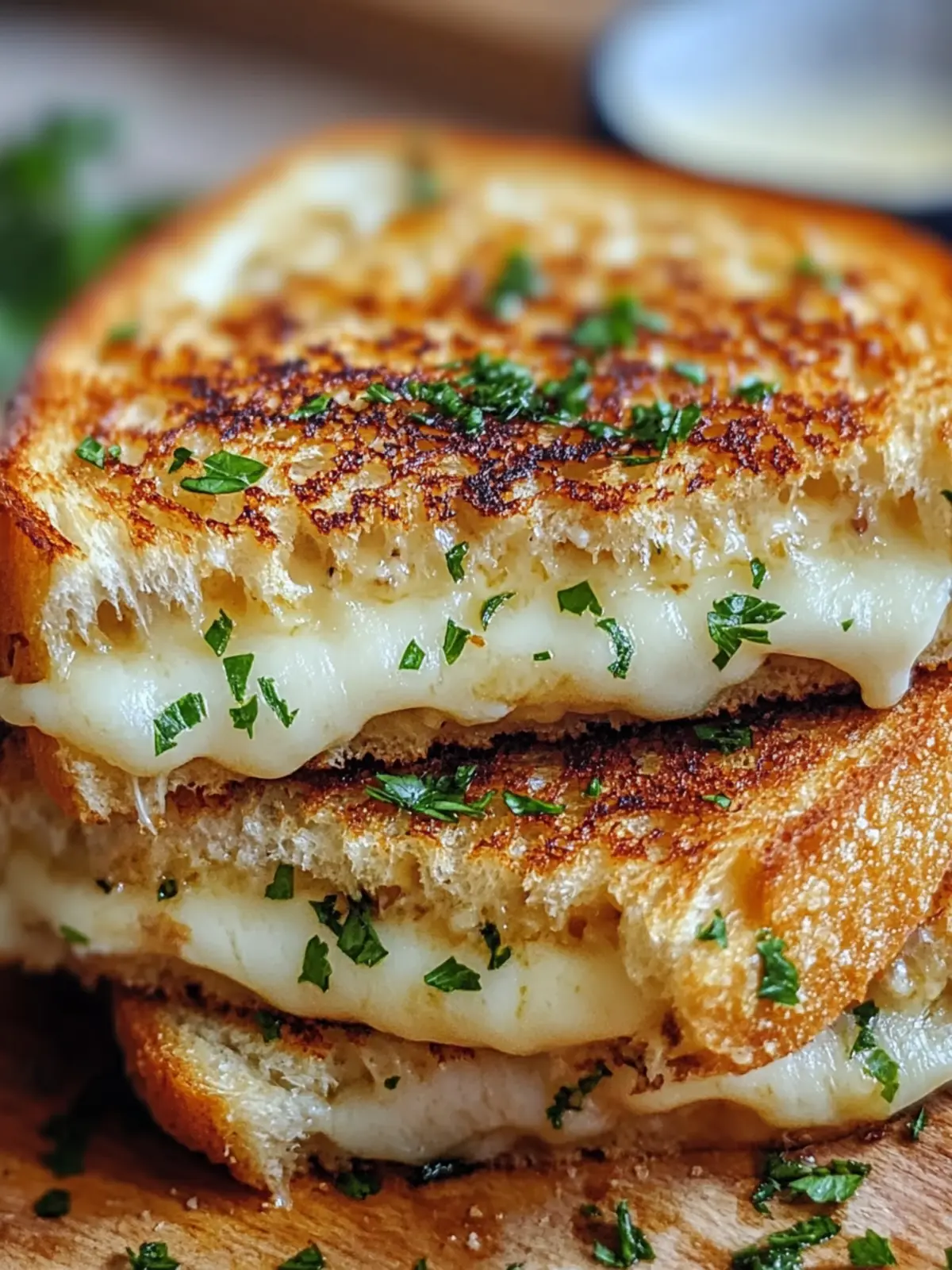 Garlic Bread Grilled Cheese: A Flavor-Packed Comfort Classic 2 Garlic Bread Grilled Cheese