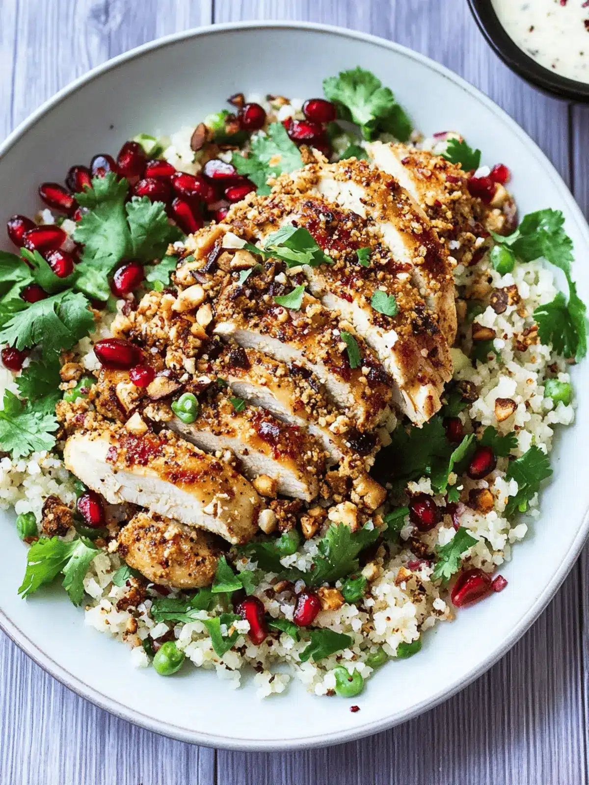 Dukkah Chicken With Pomegranate Tabbouleh: A Flavorful Feast 4 Dukkah Chicken With Pomegranate Tabohleh