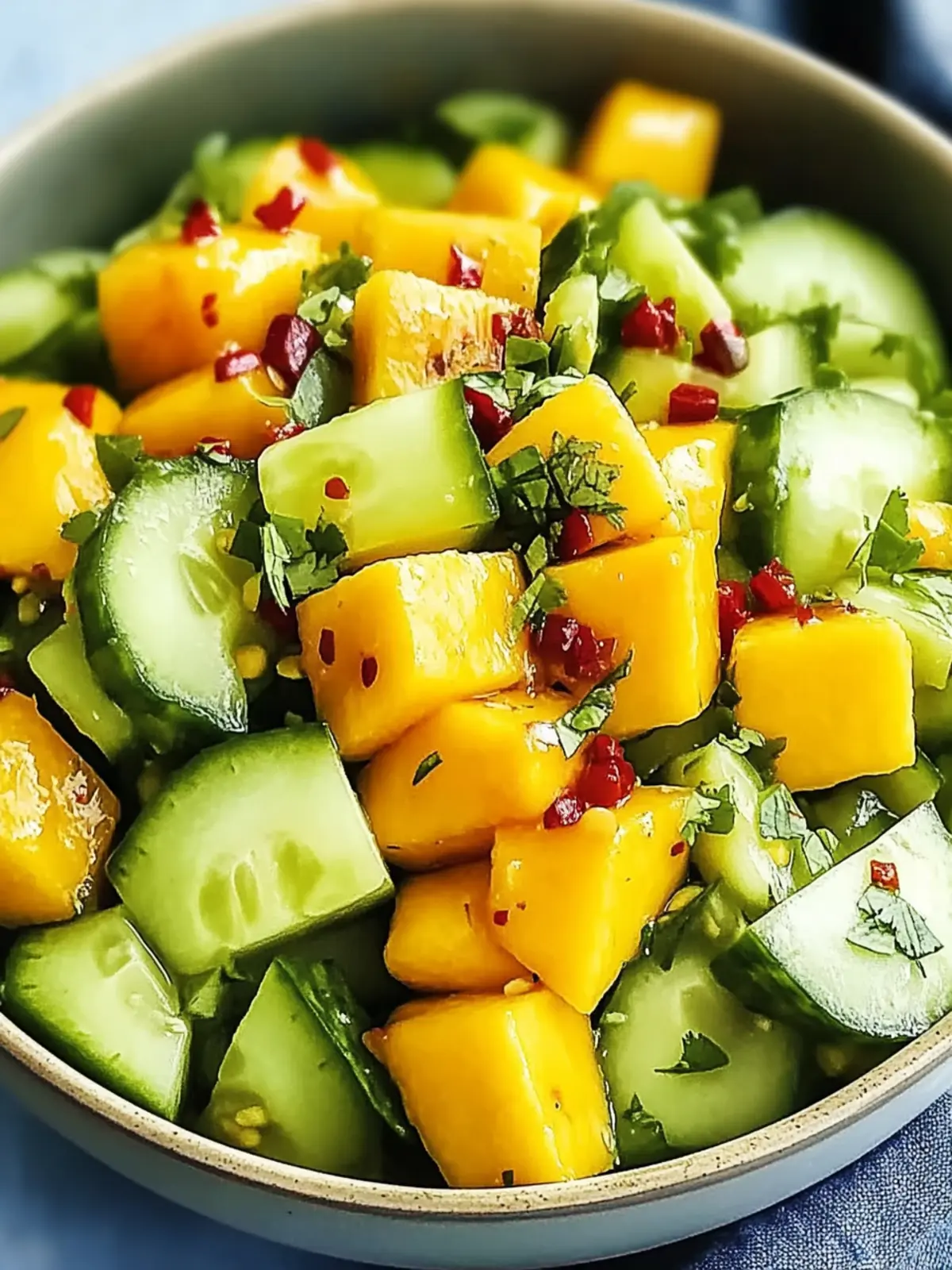Cucumber Mango Chili Salad: A Refreshing Twist for Summer 2 Cucumber Mango Chili Salad