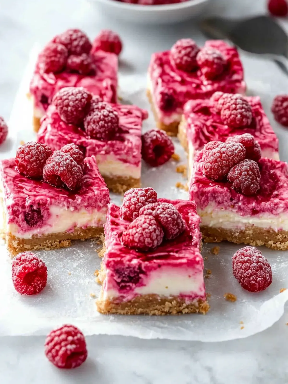 Indulge in Romantic Raspberry Cheesecake Bars for Sweet Moments 3 Romantic Raspberry Cheesecake Bars