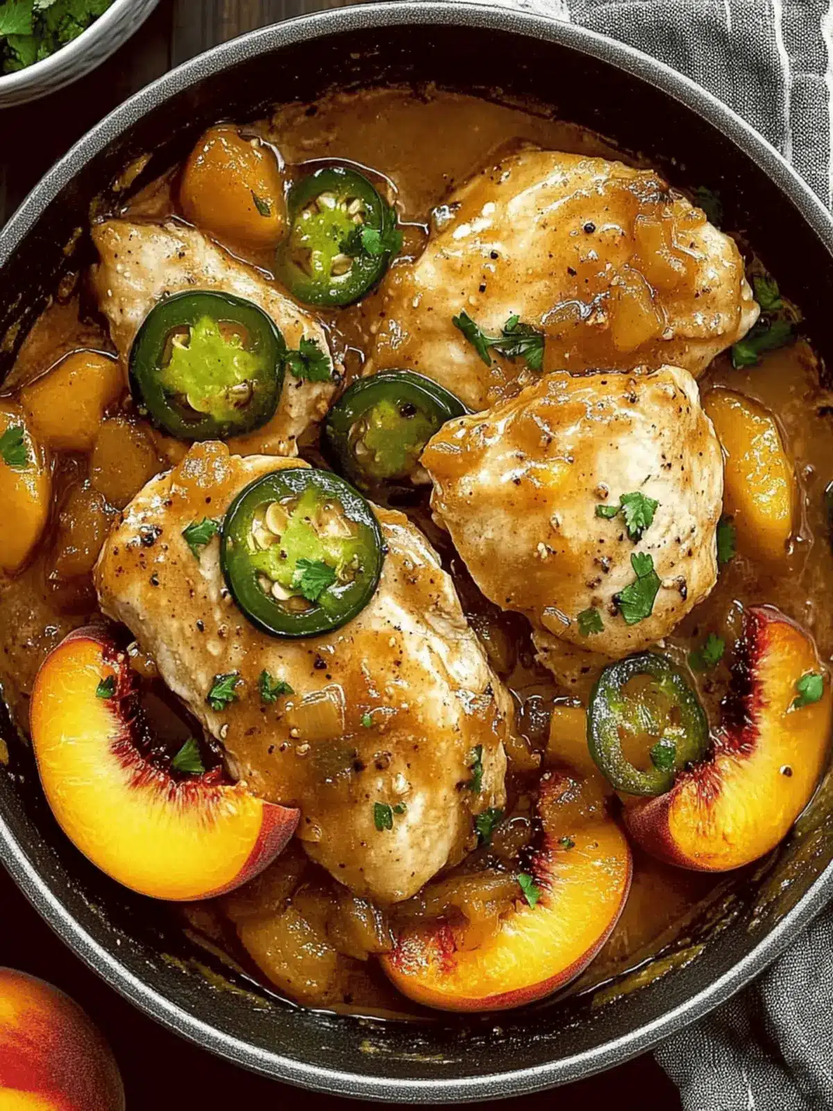 Jalapeno Peach Chicken: Sweet & Spicy Dinner Magic 2 Jalapeno Peach Chicken