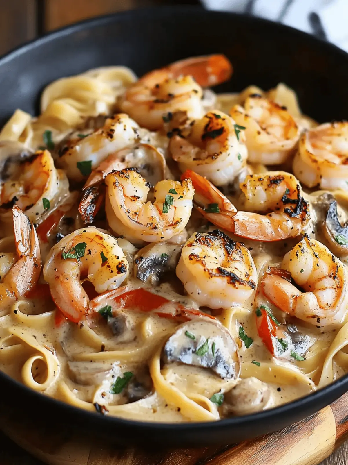 Blackened Shrimp Stroganoff: Creamy Cajun Comfort at Home 4 Blackened Shrimp Stroganoff