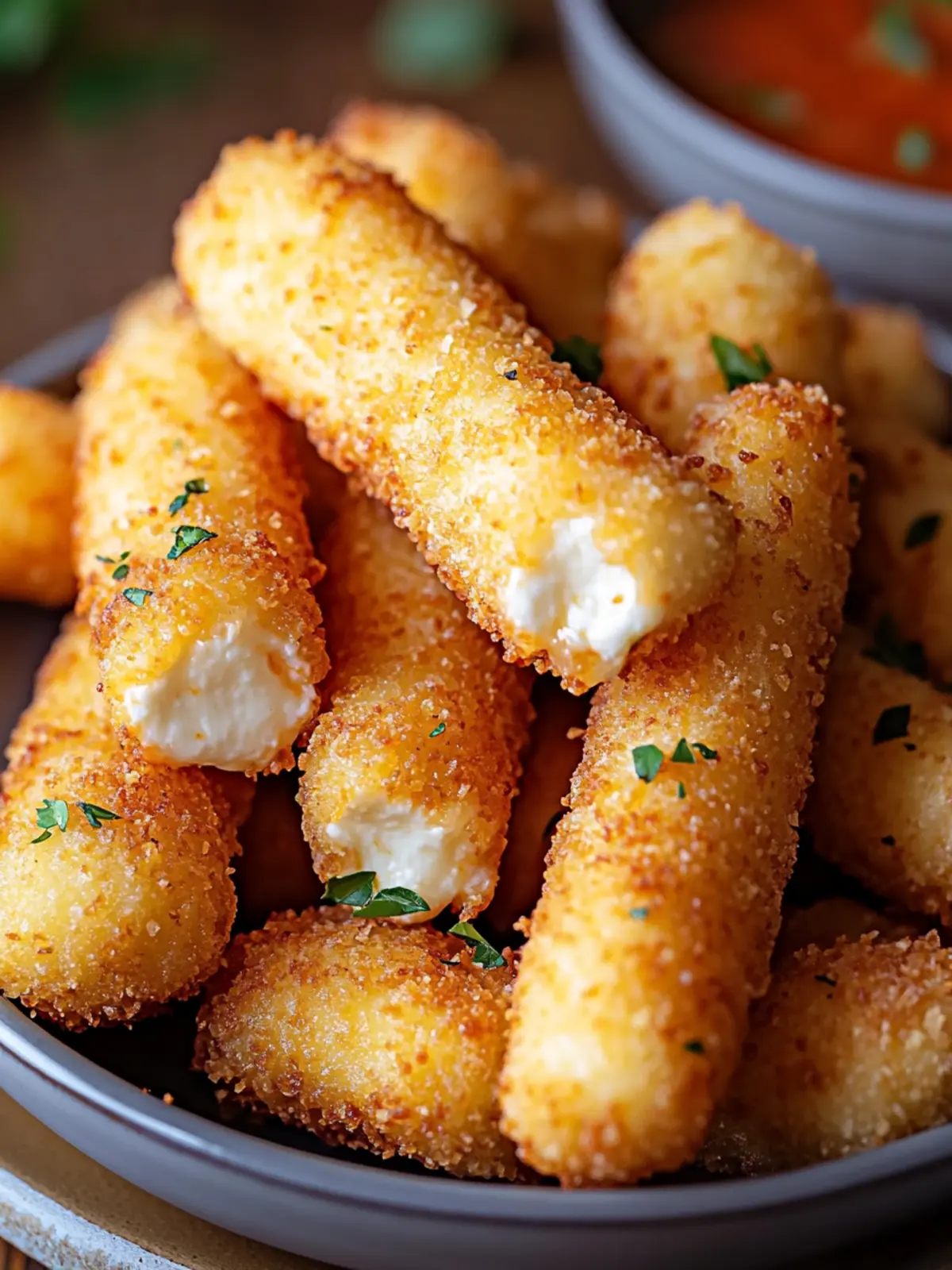 Keto Mozzarella Sticks: Crispy, Guilt-Free Cheese Indulgence 3 Keto Mozzarella Sticks