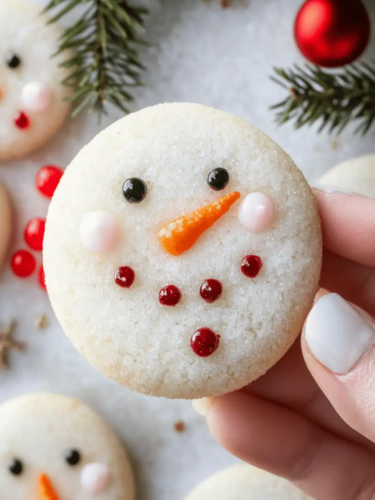Snowman Cookies Soft, Chewy Delights for Festive Fun 2 Snowman Cookies