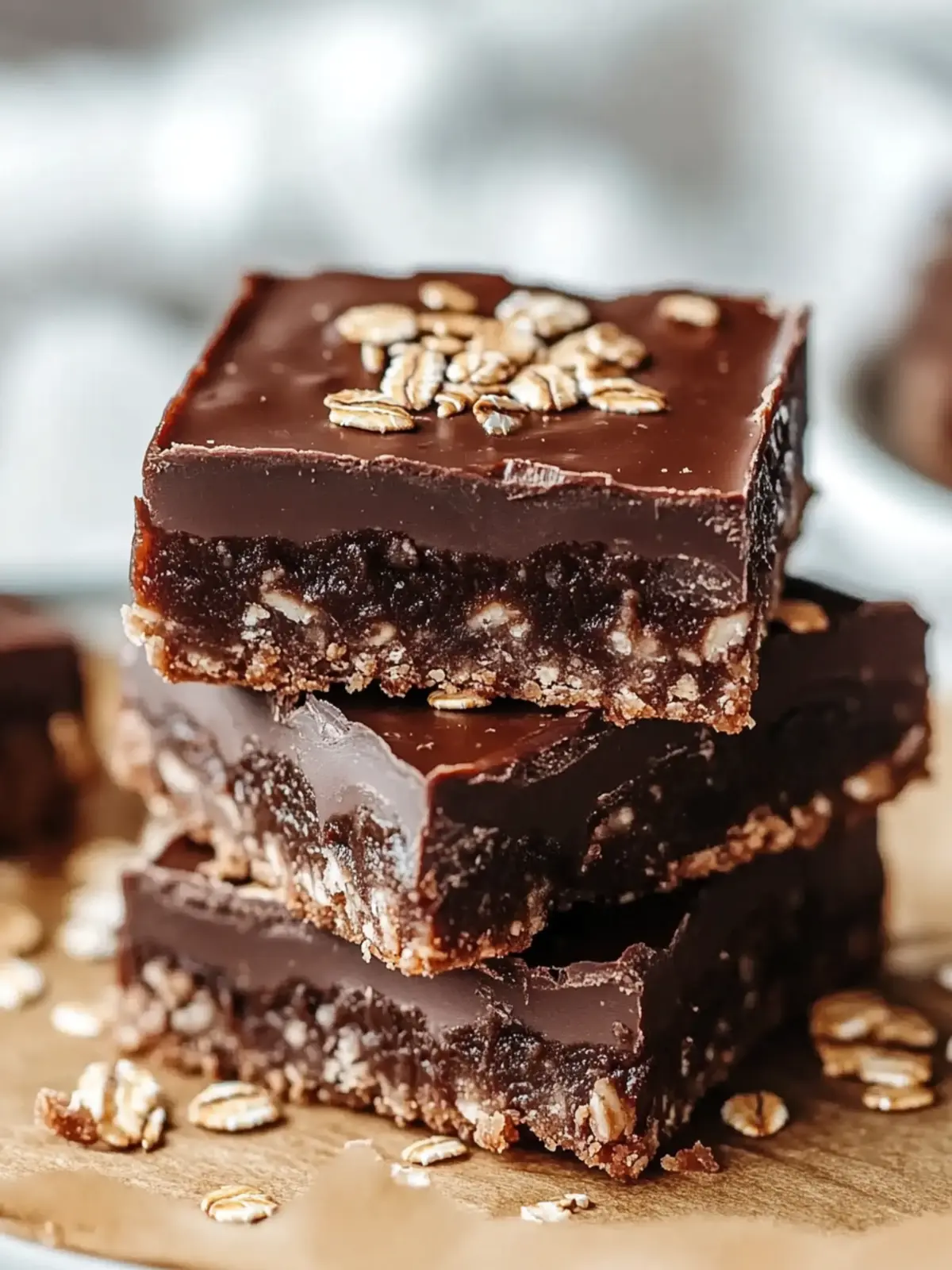 Irresistible No-Bake Chocolate Oat Fudge Bars You ll Love 2 No-Bake Chocolate Oat Fudge Bars