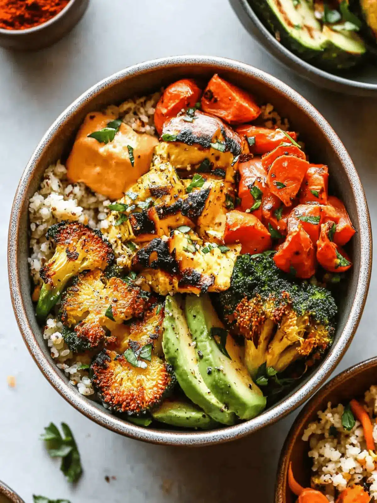 Roasted Veggie Glow Bowls: Healthy Comfort in Every Bite 3 Roasted Veggie Glow Bowls