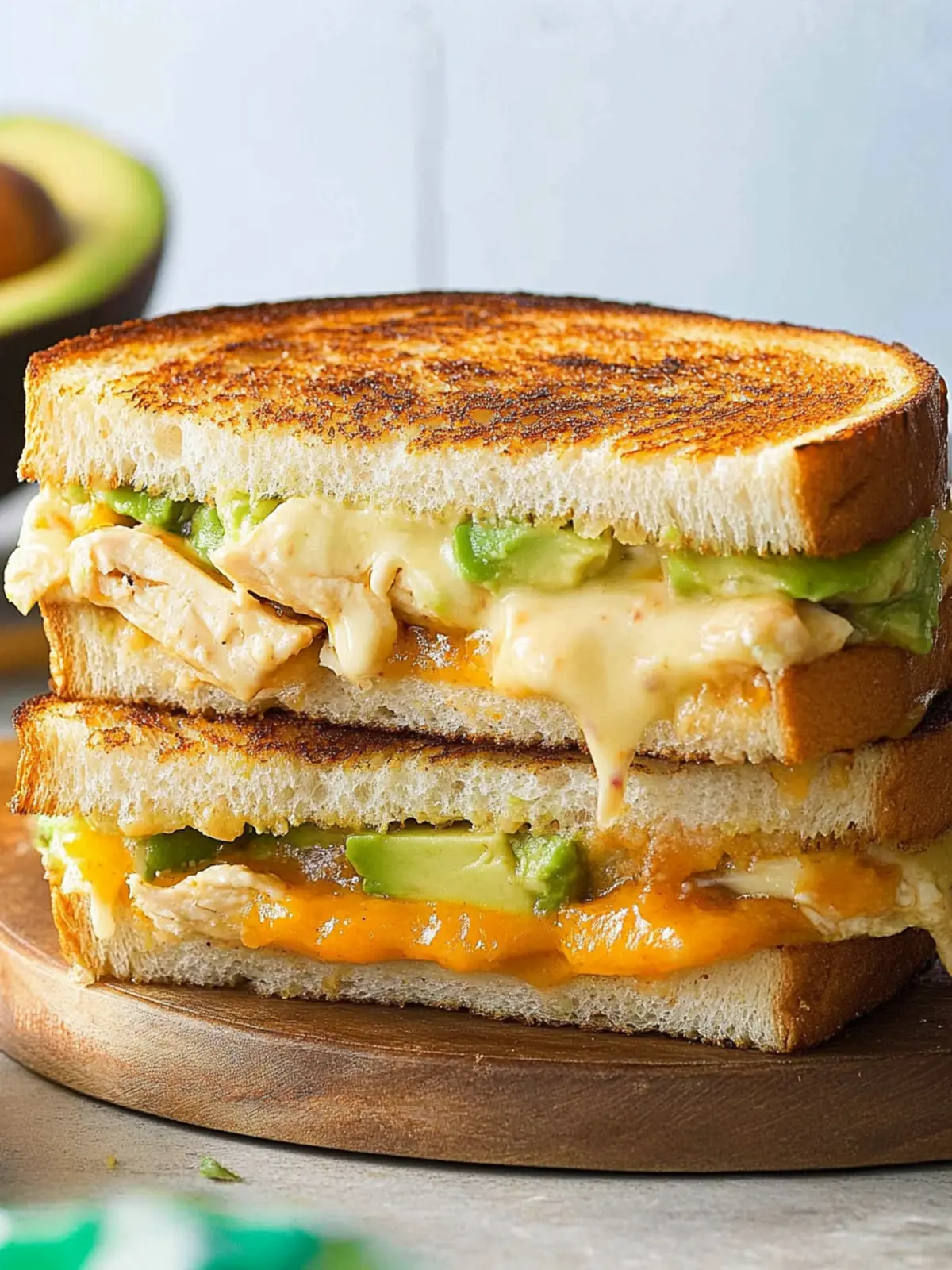 Savory Chicken Avocado Melt Sandwich for Quick Family Bliss 2 Chicken Avocado Melt Sandwich