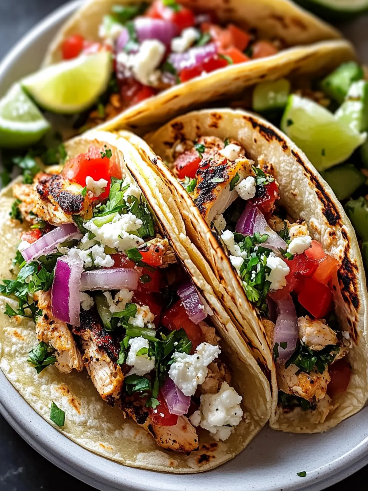 Savor Flavor with Mediterranean Chicken Tacos Tonight 4 Mediterranean Chicken Tacos