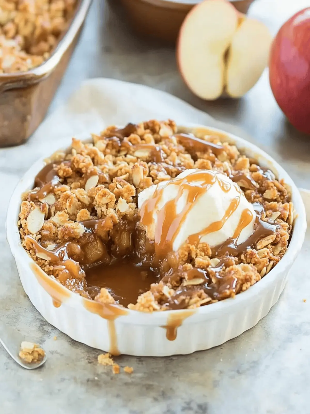 Decadent Caramel Apple Crisp That Will Wow Your Guests 2 Caramel Apple Crisp