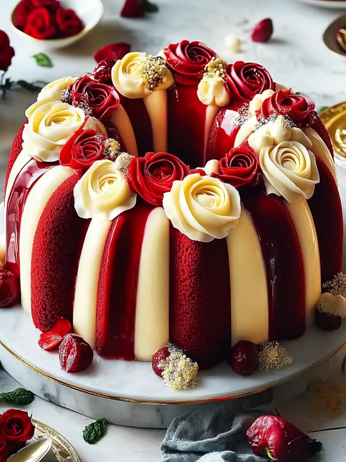 Indulge in Red Velvet Cheesecake Bundt Dump Cake Bliss 2 Red Velvet Cheesecake Bundt Dump