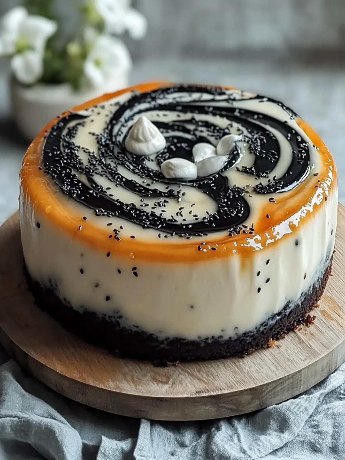 Black Sesame Vanilla Swirl Cake: A Dreamy Flavor Fusion 4 Black Sesame Vanilla Swirl Cake