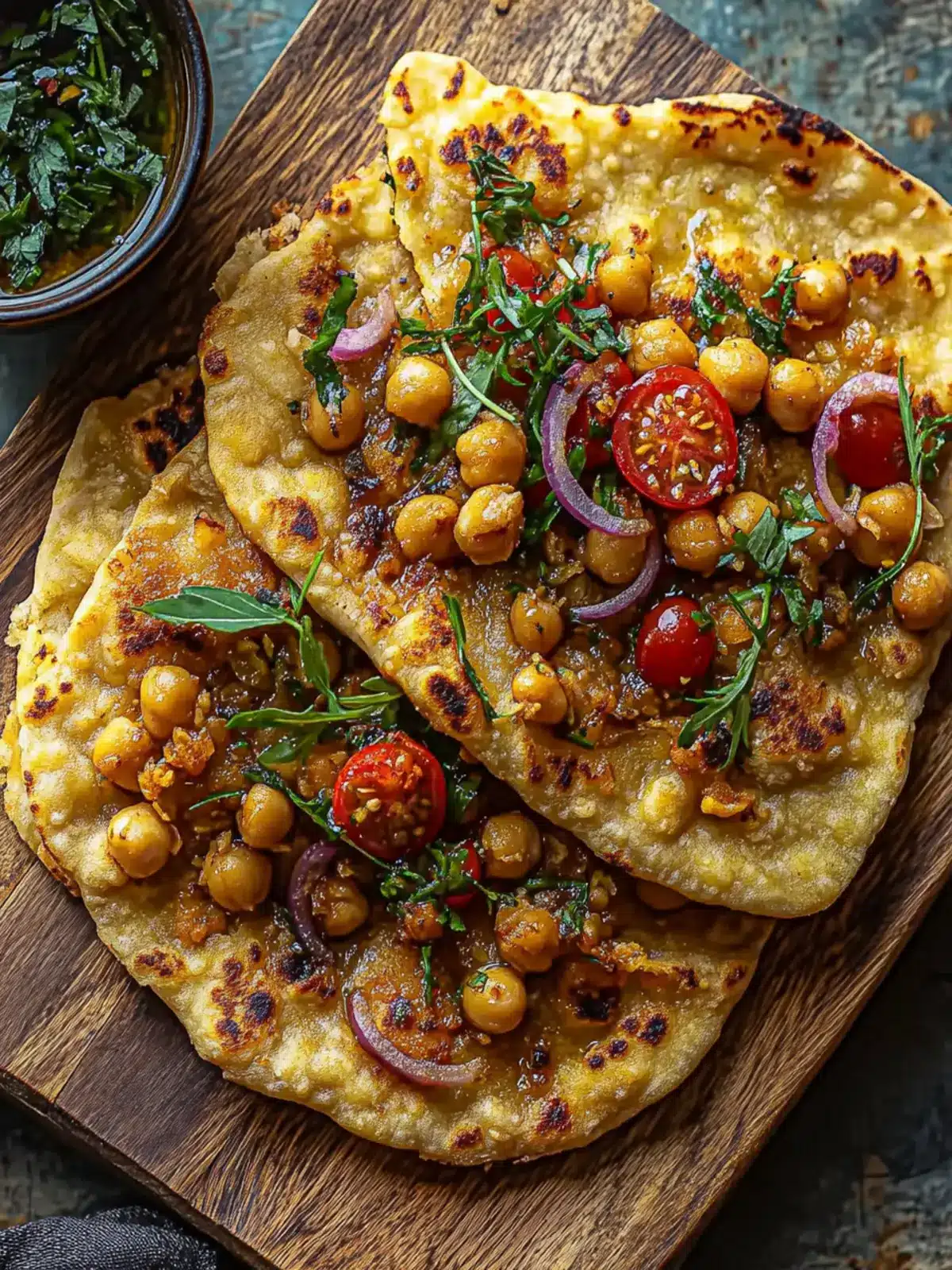 Crispy Chickpea Flatbread: A Wholesome Mediterranean Treat 2 Crispy Chickpea Flatbread