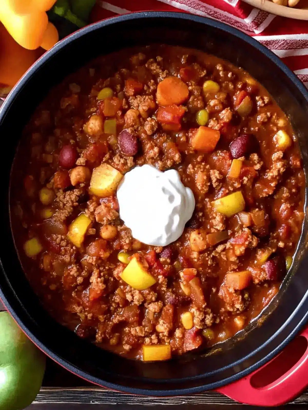 Cozy Up with No-Bean Autumn Harvest Chili for Fall Warmth 2 Autumn Harvest Chili