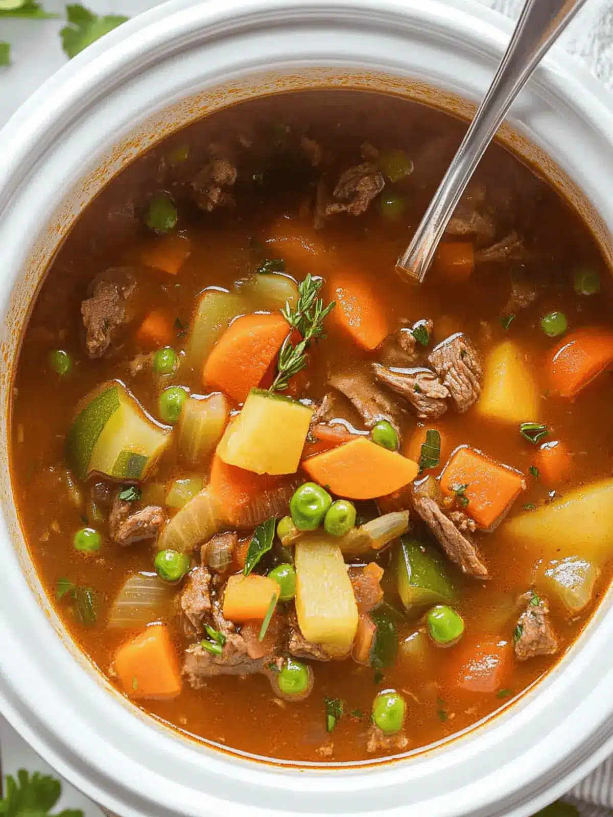 Crockpot Vegetable Beef Soup Recipe for Cozy Comfort Nights 3 Crockpot Vegetable Beef Soup Recipe for Cozy Comfort Nights