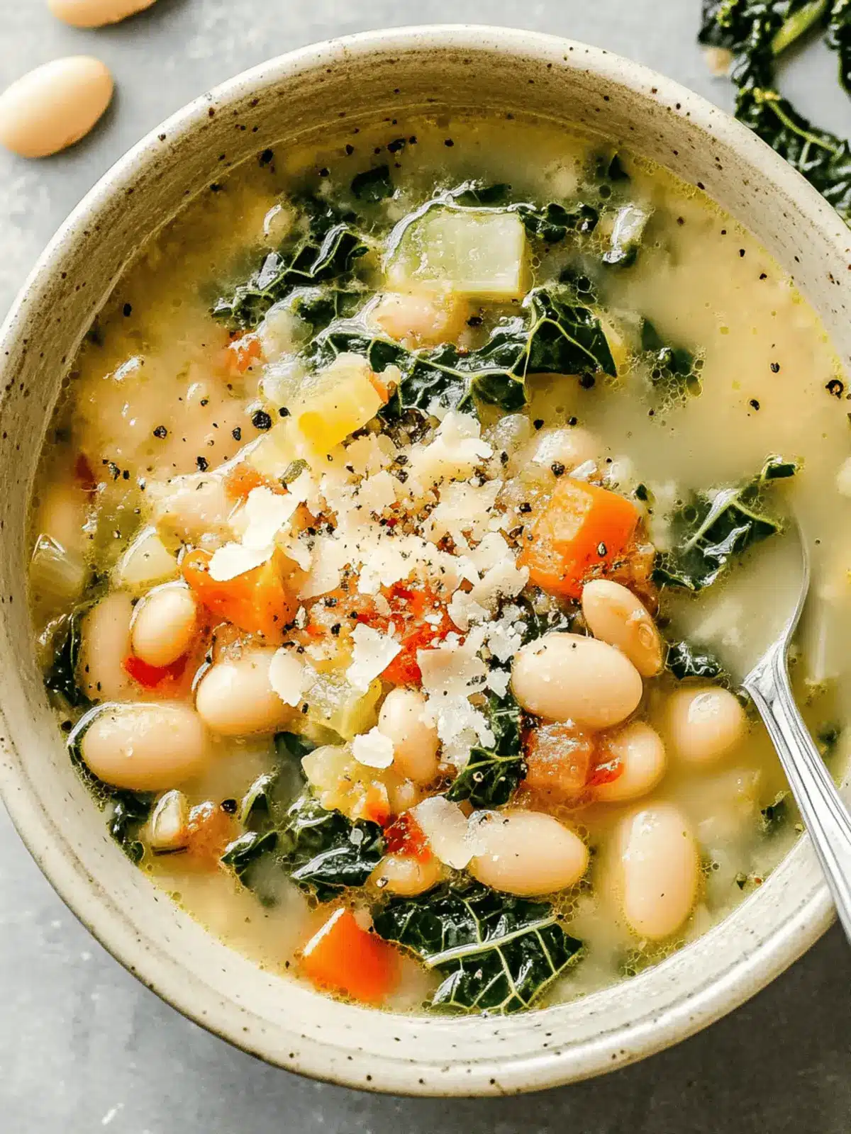 Comforting Tuscan Kale White Bean Soup for Cozy Nights 4 Tuscan Kale White Bean Soup