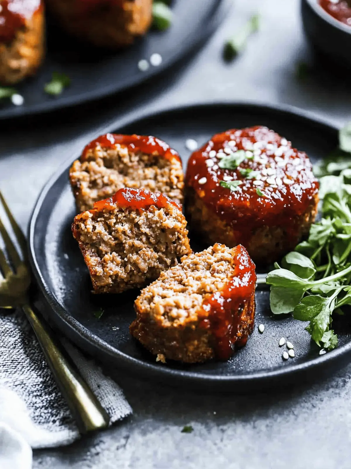 Savory Mini Meatloaf Recipe for Two: Cozy Dinner Delight 4 Mini Meatloaf Recipe